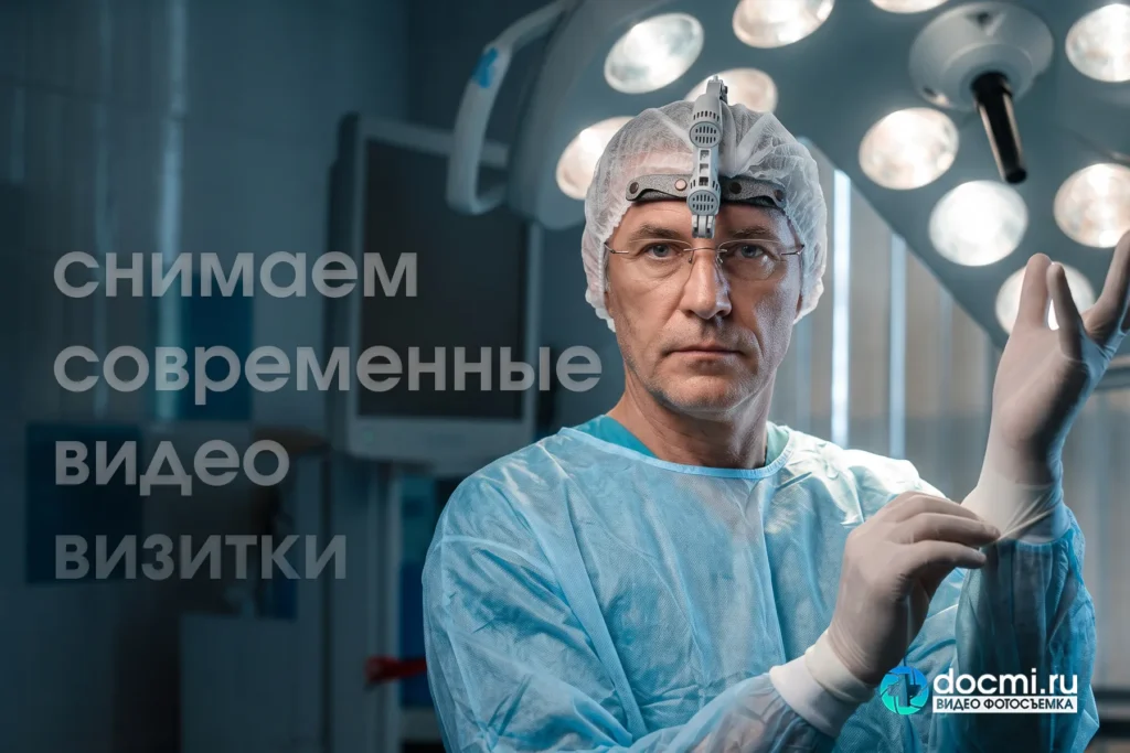 Медицинская видеосъёмка врача в современной клинике